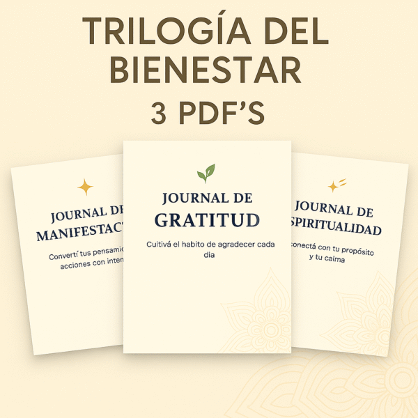 trilogía del bienestar (3 journals) 3 pdf