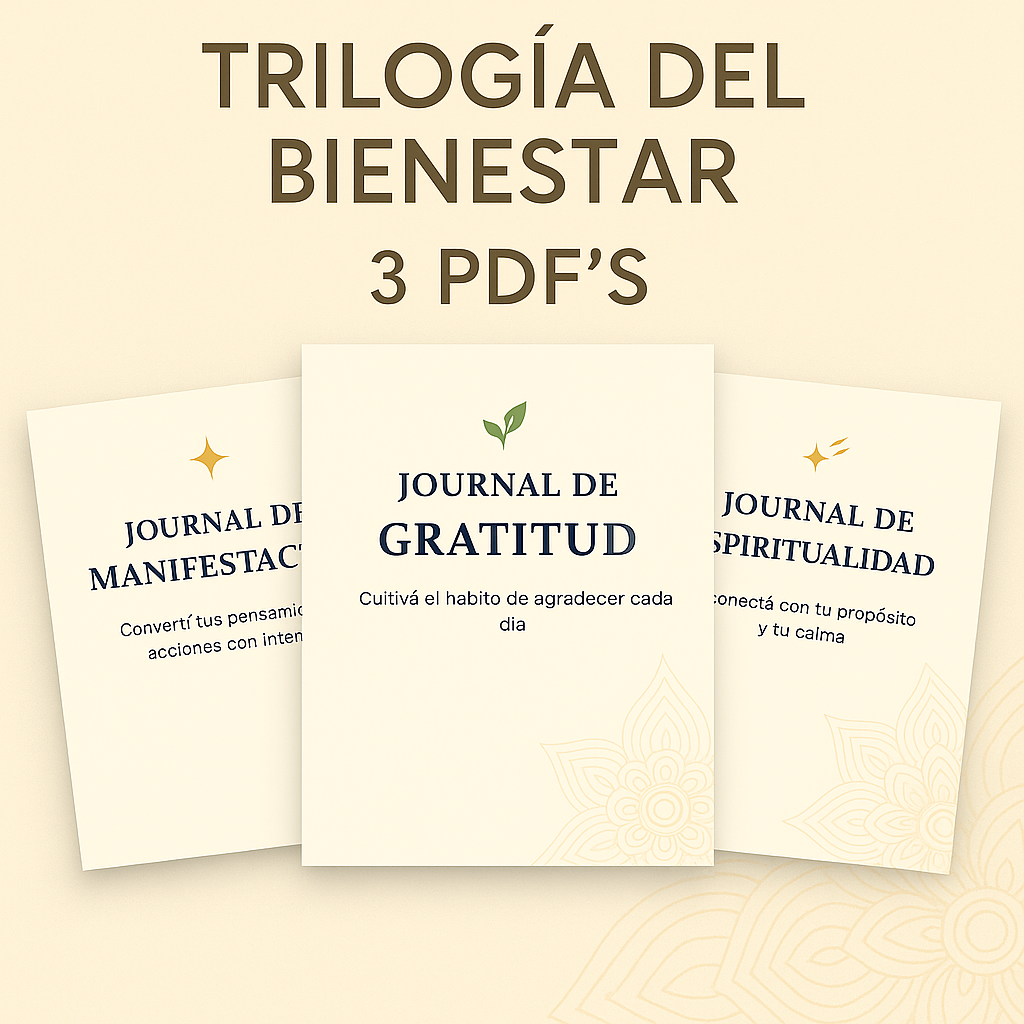 trilogía del bienestar (3 journals) 3 pdf